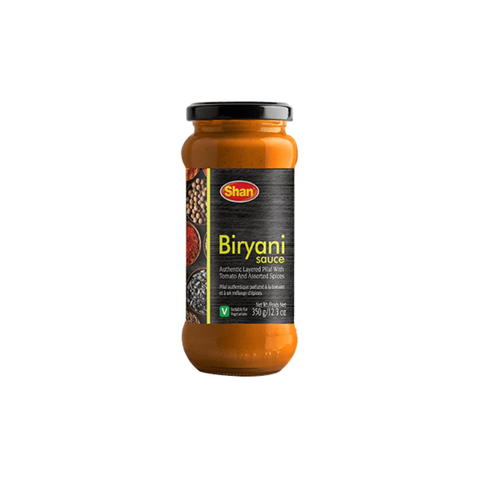Shan Biriyani Sauce pack shot