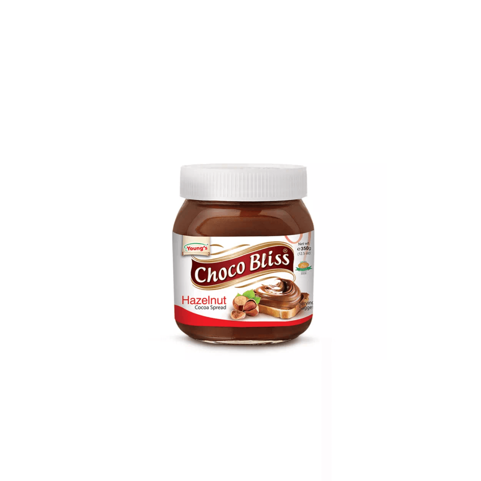 Young's Choco Bliss Hazelnut Spread pack shot