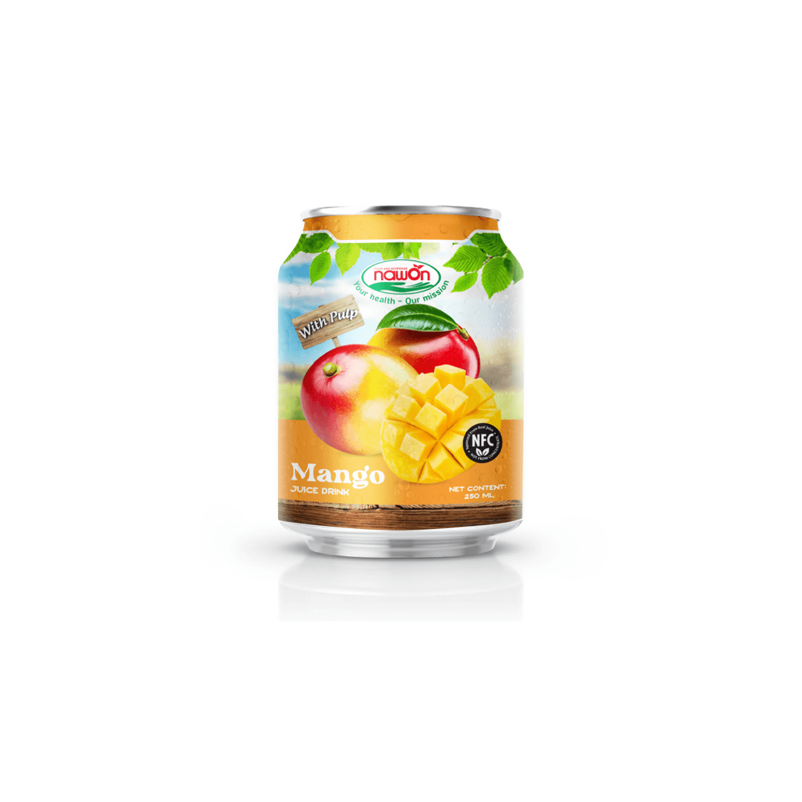 Nawon Nawon Juice Drink Mango pack shot