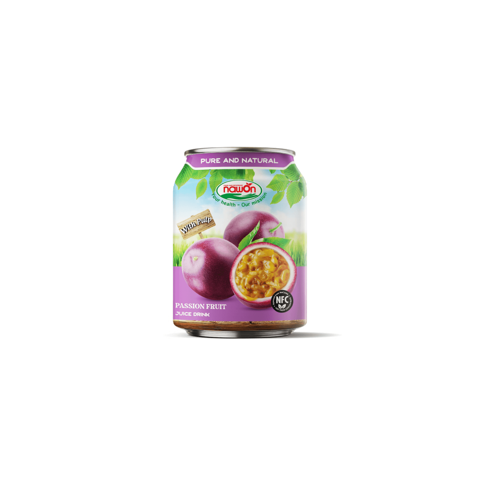 Nawon Nawon Juice Drink Passion Fruit pack shot