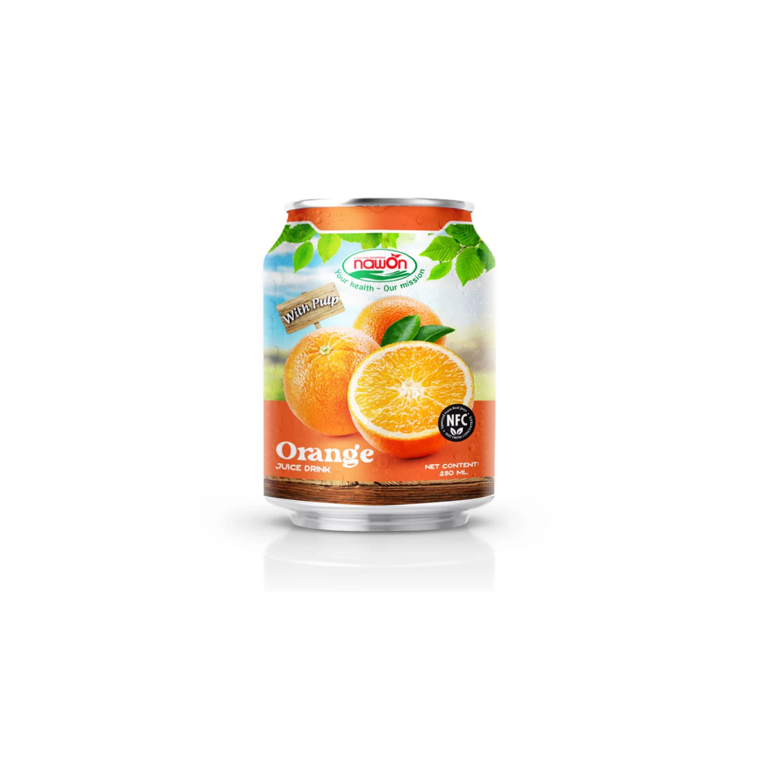 Nawon Juice Drink Orange pack shot