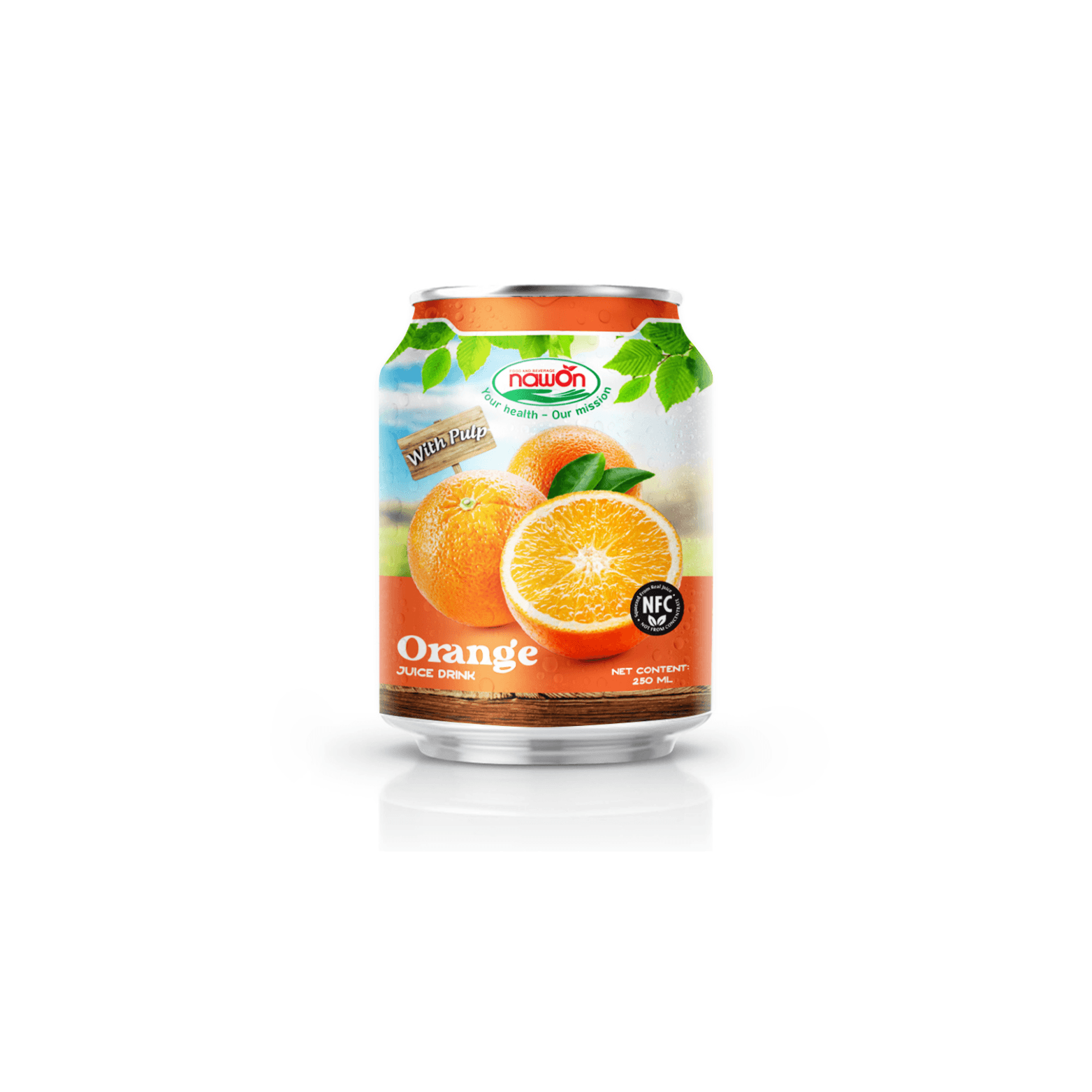 Nawon Nawon Juice Drink Orange pack shot