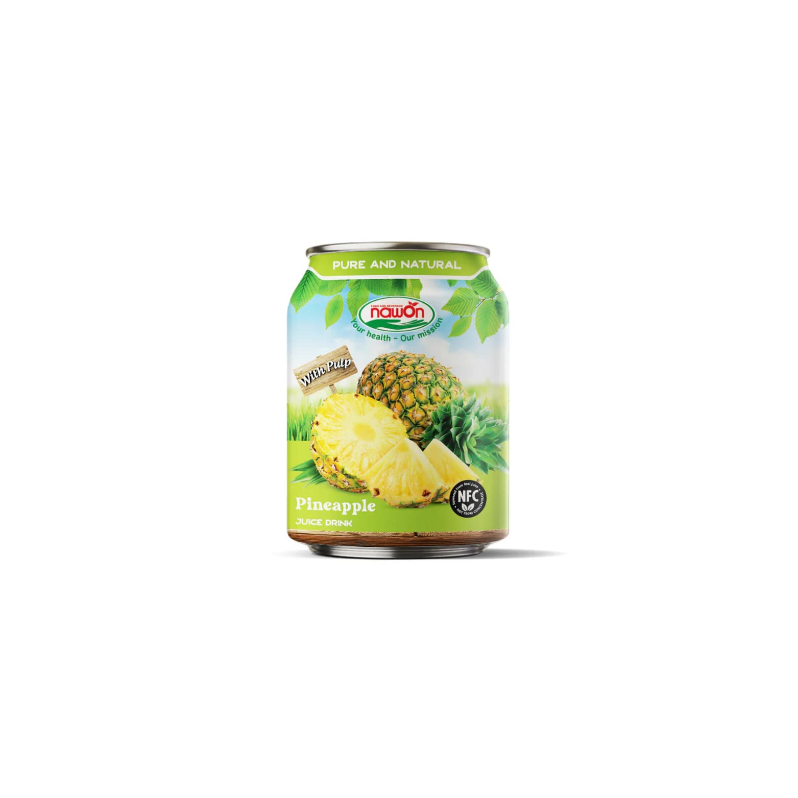 Nawon Juice Drink Pineapple pack shot