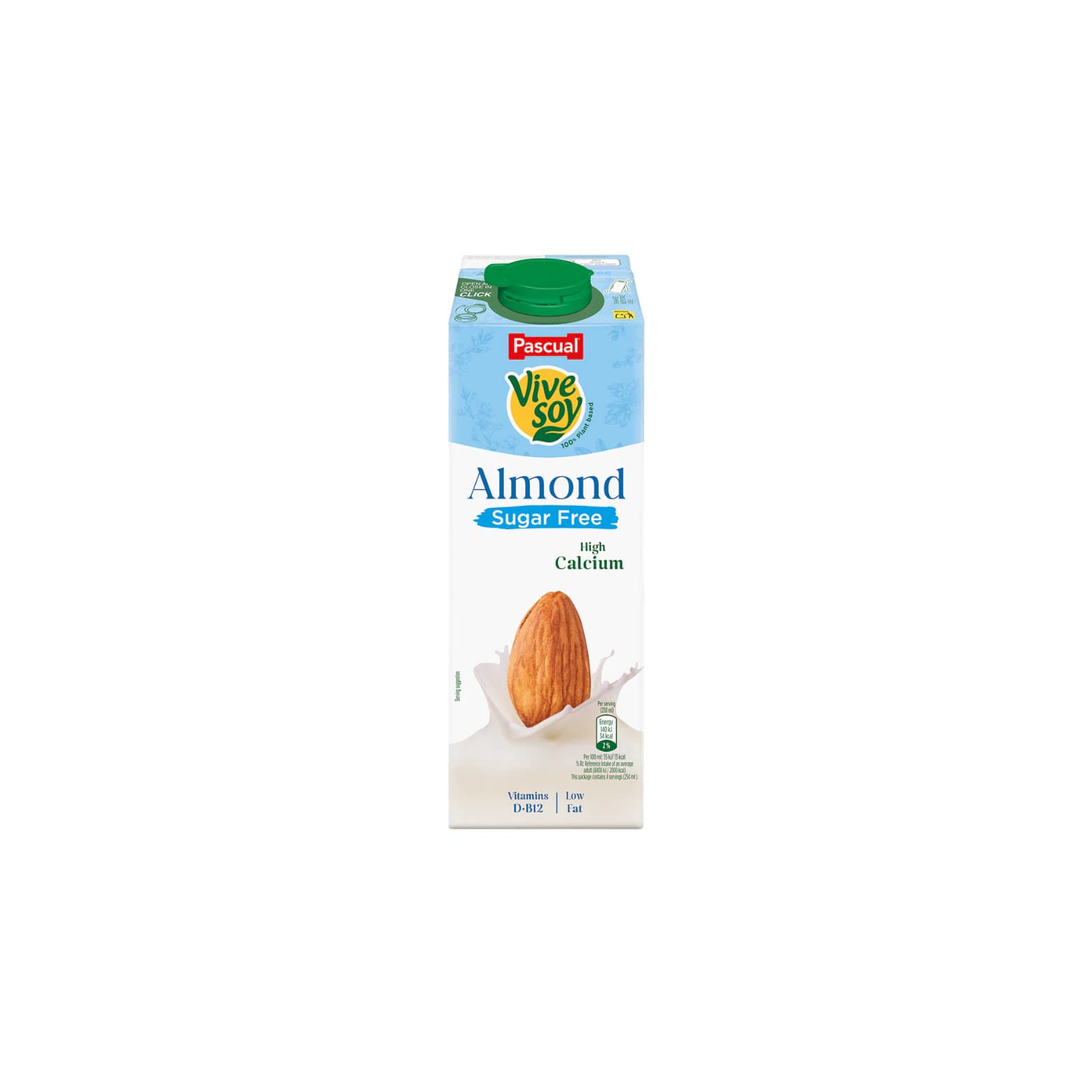 Pascual Vivesoy – Almond Sugar Free pack shot