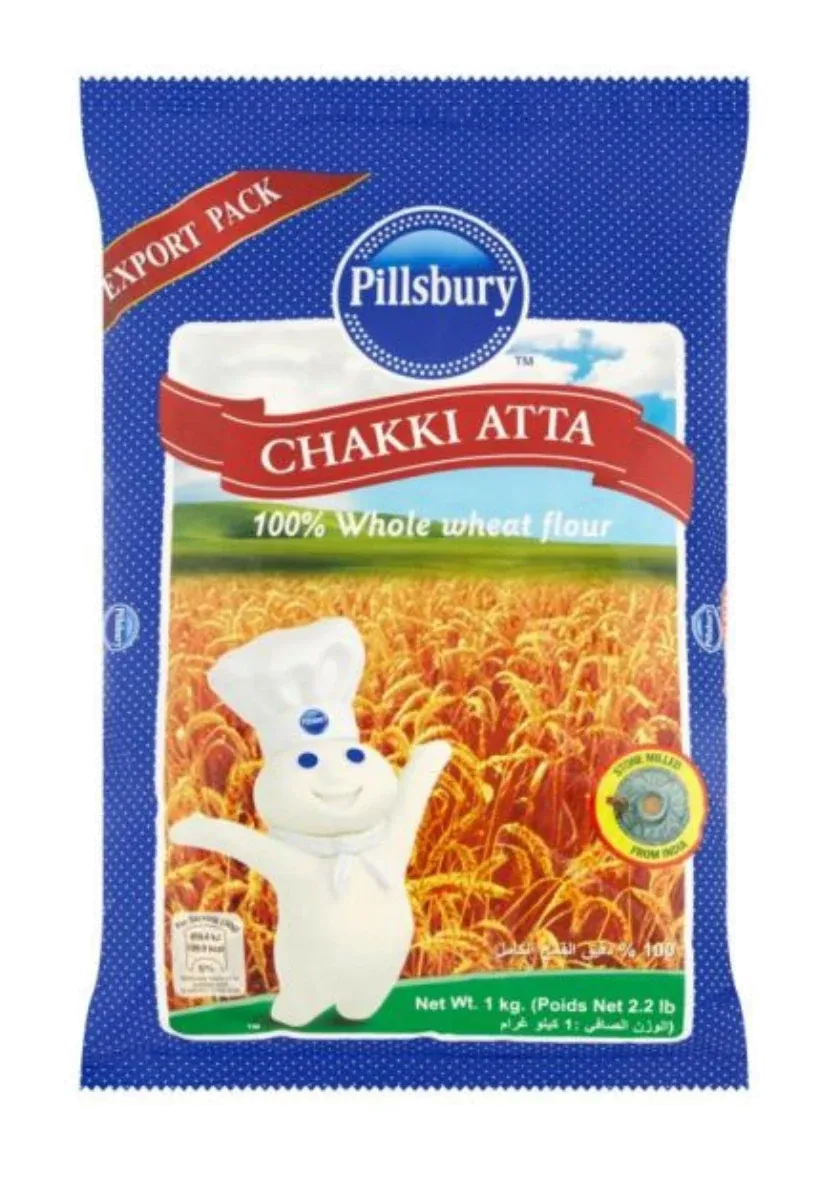 Atta Flour Chakki by Pillsbury product pack, background removed