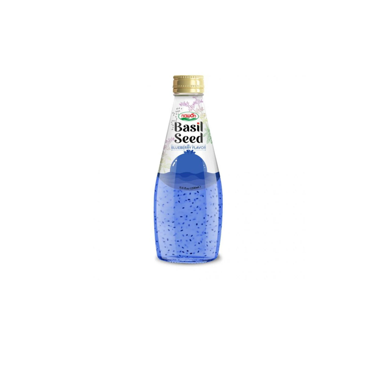 Nawon Basil Seed Drink Blueberry pack shot
