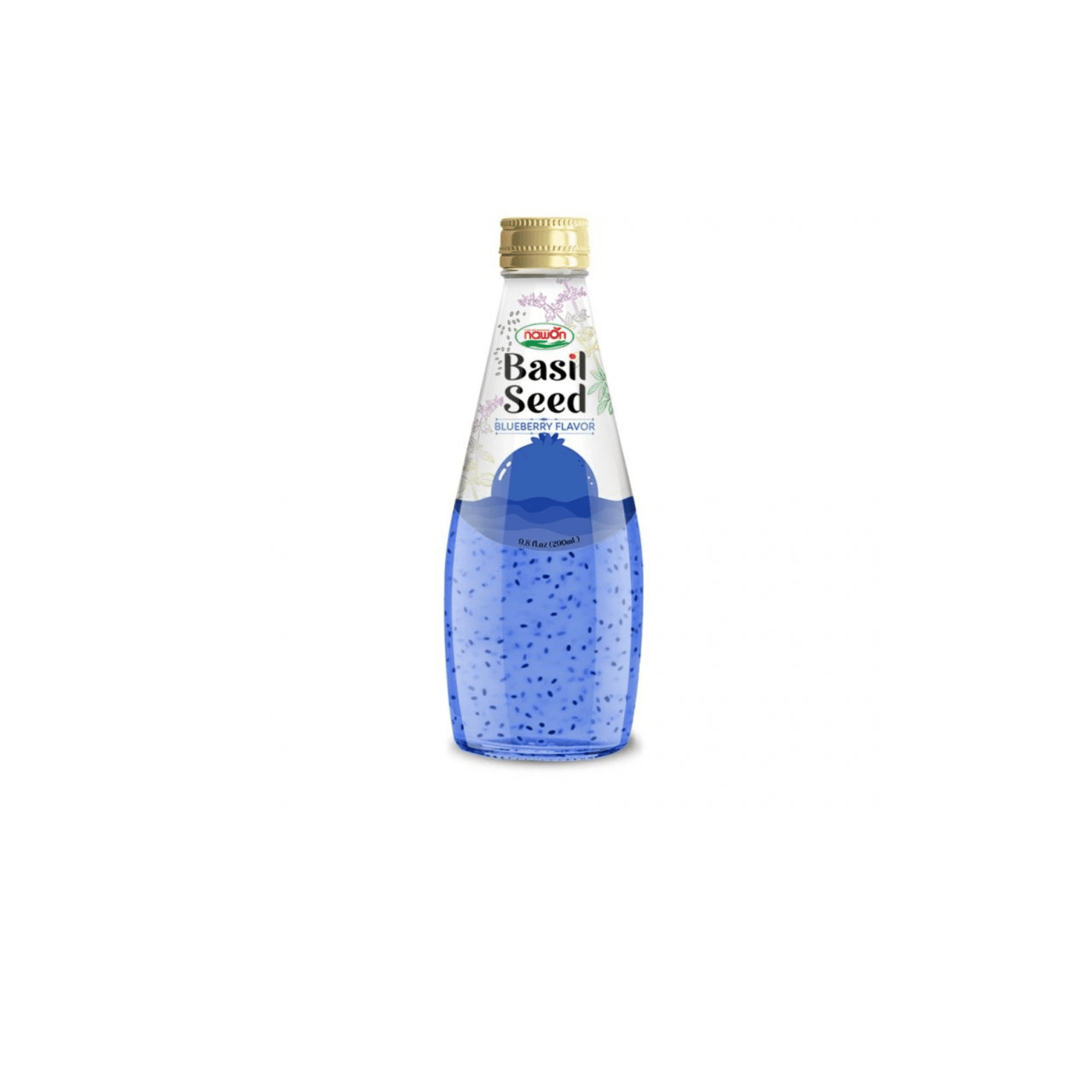 Nawon Nawon Basil Seed Drink Blueberry pack shot