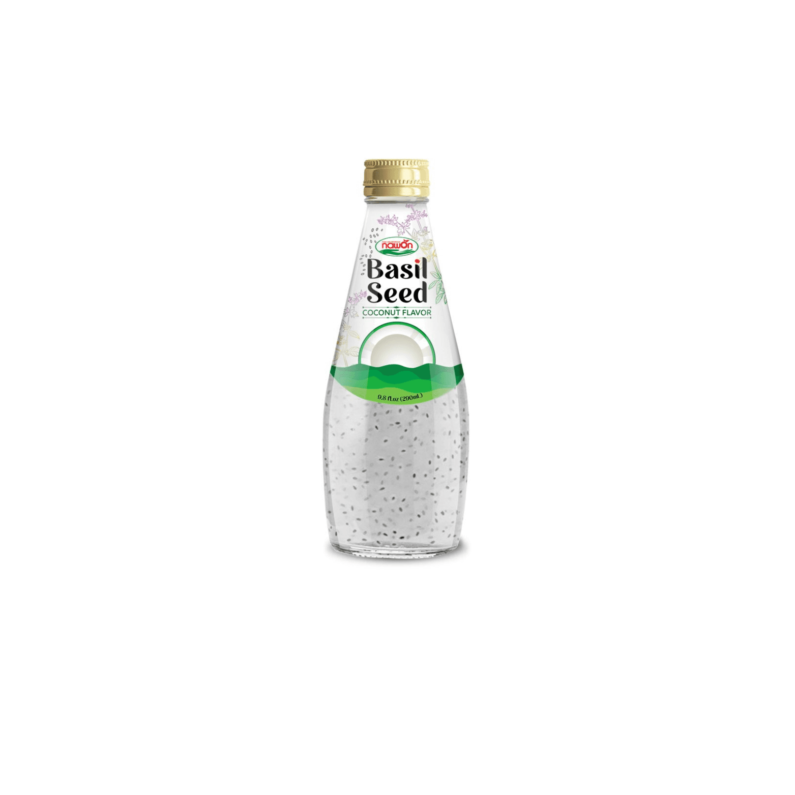 Nawon Nawon Basil Seed Drink Coconut Water pack shot