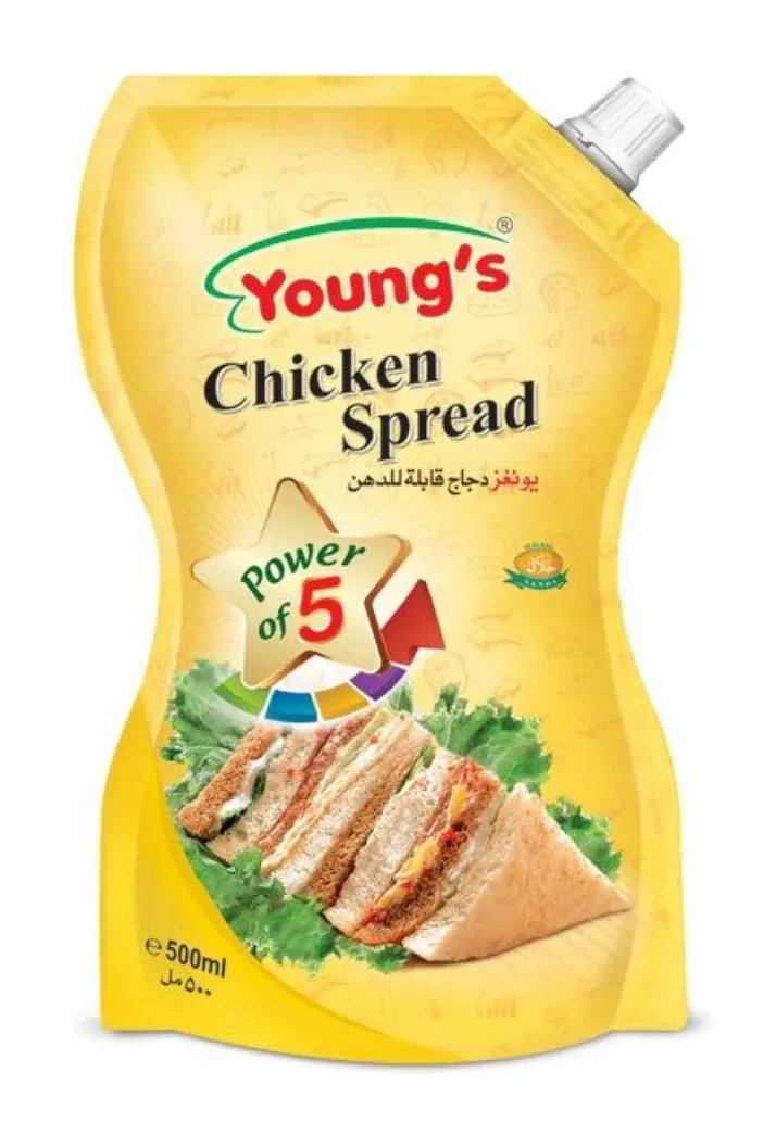 Chicken Spread by Young's product pack, background removed