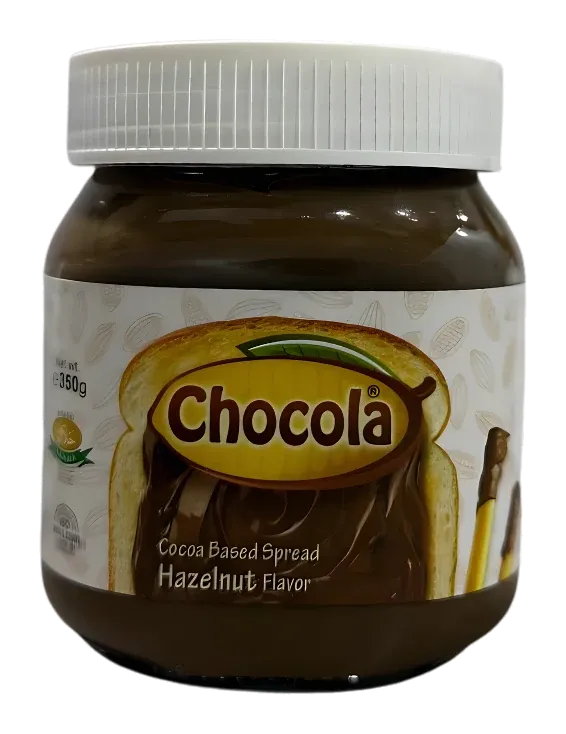 Chocola Cocoa Based Spread by Young's product pack, background removed