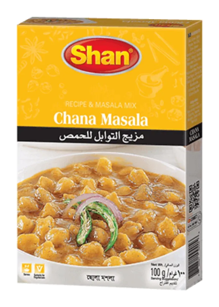 Dhal Curry Mix by Shan product pack, background removed