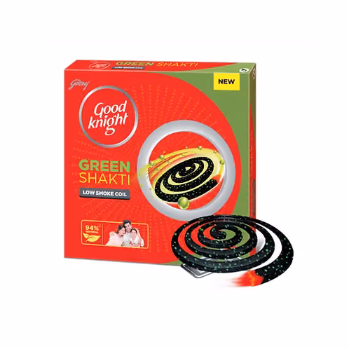 Good Night Good Knight Green Shakti Low Smoke Coil pack shot
