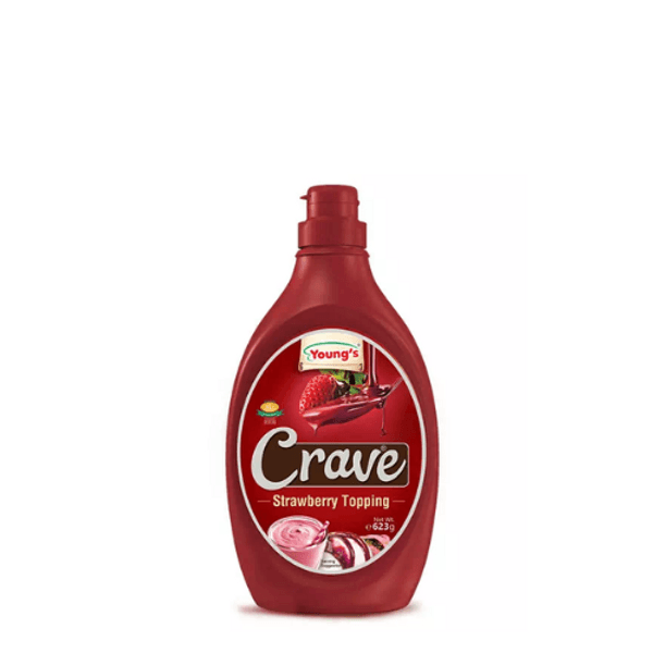 Young's Crave Strawberry Topping pack shot