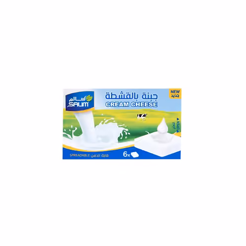 Salim Spreadable Cream Cheese Square pack shot