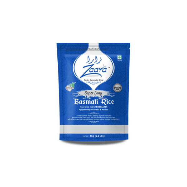 Zaara Zaara Super Long Basmati Rice pack shot