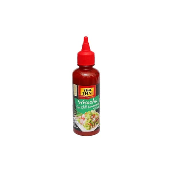 Real Thai Sriracha Hot Chilli Lemongrass Sauce pack shot