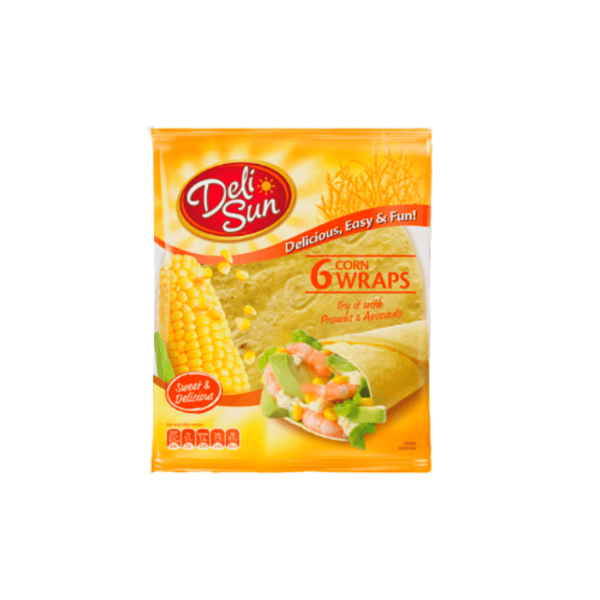 Deli Sun Deli Sun 6 Corn Wheat Wraps 24cm pack shot