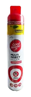 Good Knight Multi Insect Spray Lemon by Good Night product pack, background removed