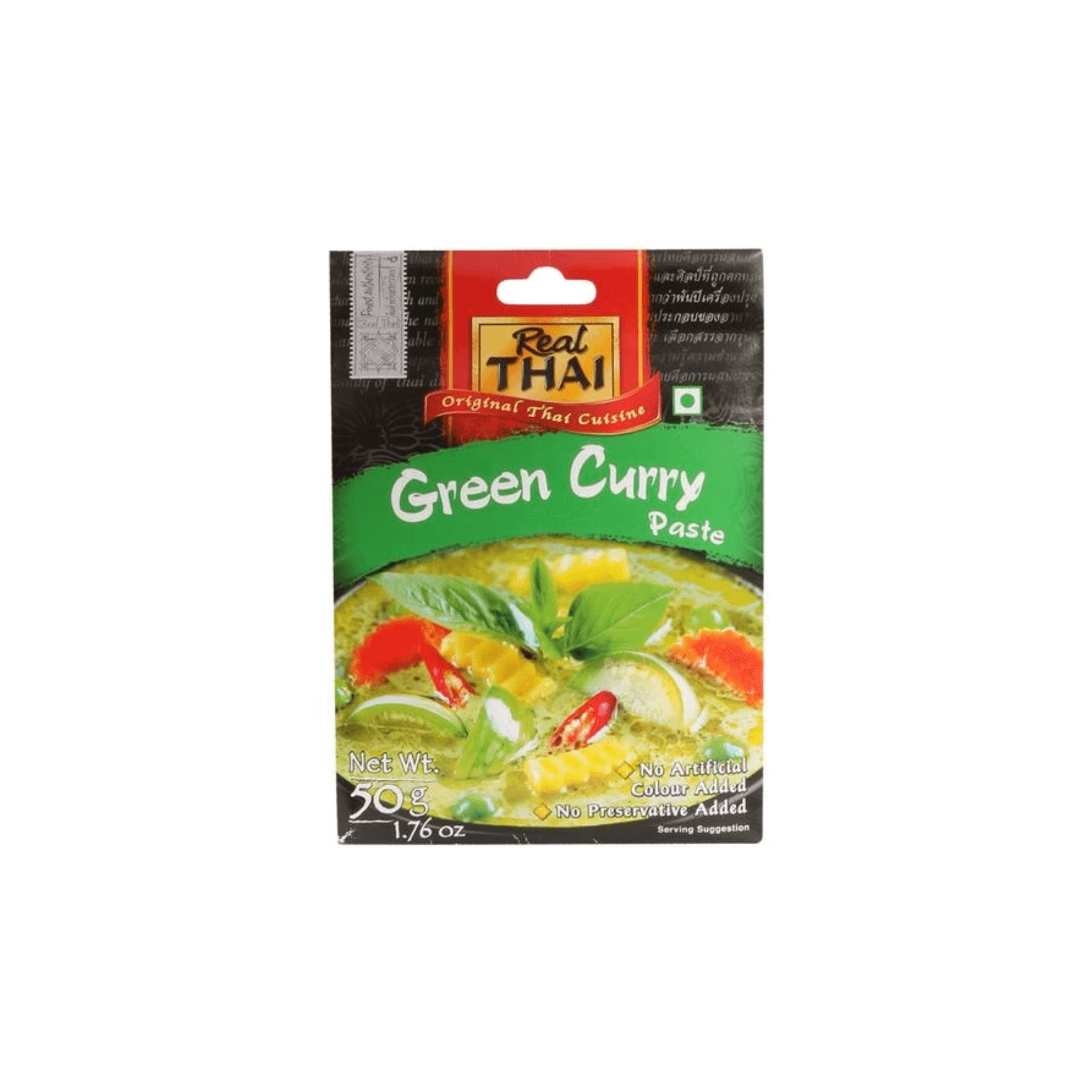 Real Thai Real Thai Green Curry Paste pack shot