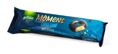 Gullon Moment Choco Ring Dark Chocolate by Gullón product pack, background removed