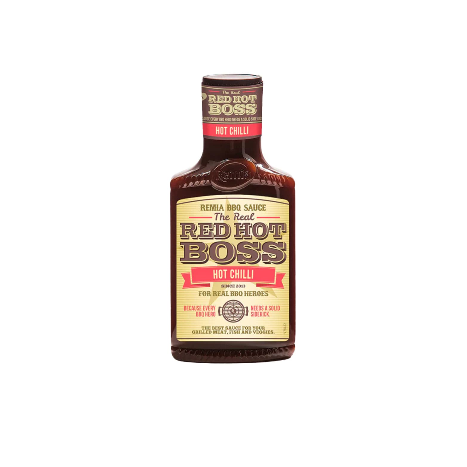 Remia BBQ Hot Chilly Sauce pack shot