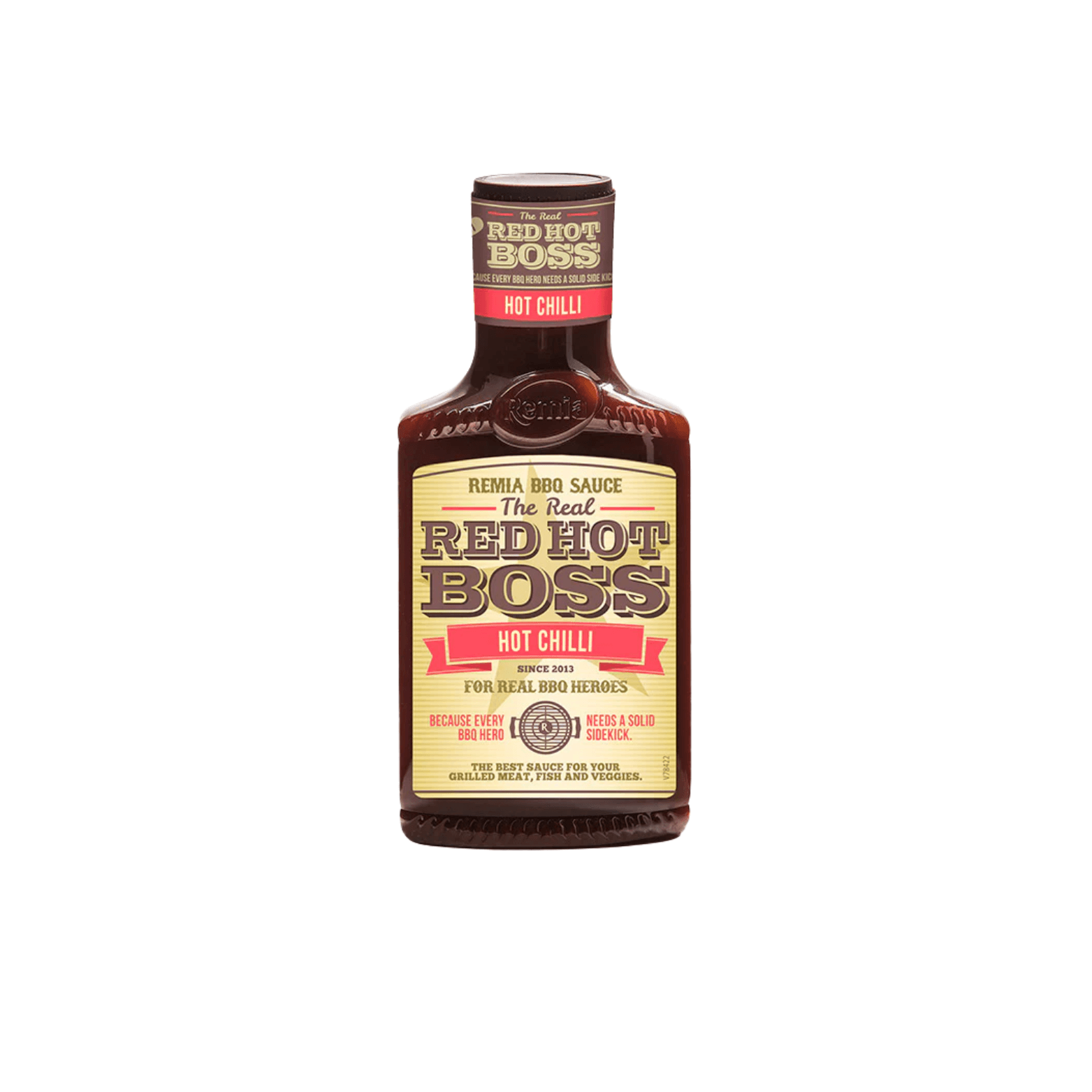 Remia BBQ Hot Chilly Sauce pack shot