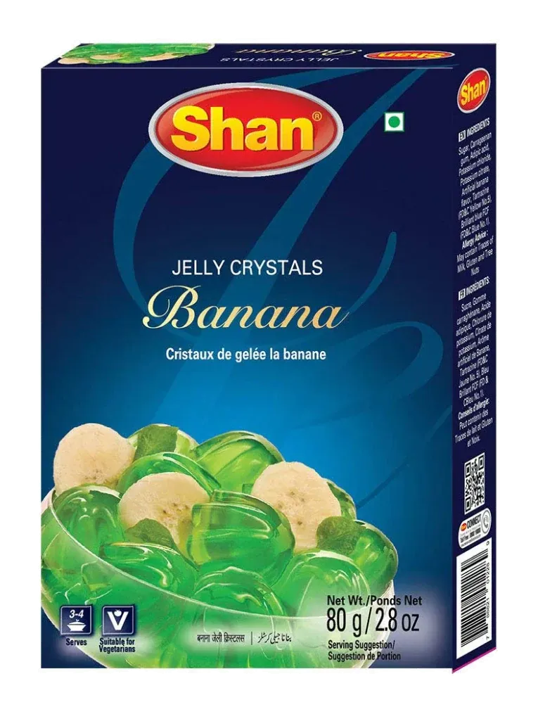 Jelly Crystal – Banana by Shan product pack, background removed