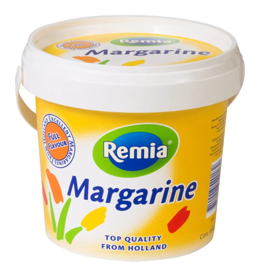 Margarine by Remia product pack, background removed