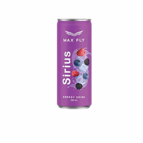 Max Fly Max Fly Energy Drink Sirius pack shot