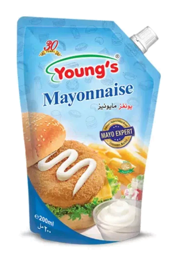 Mayonnaise by Young's product pack, background removed