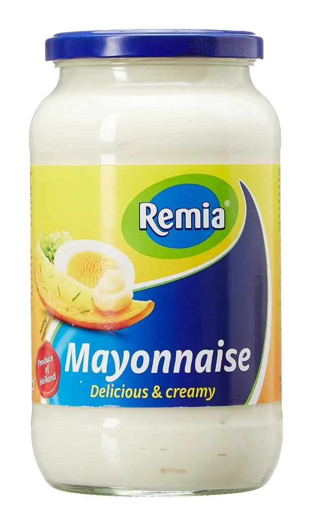 Mayonnaise by Remia product pack, background removed