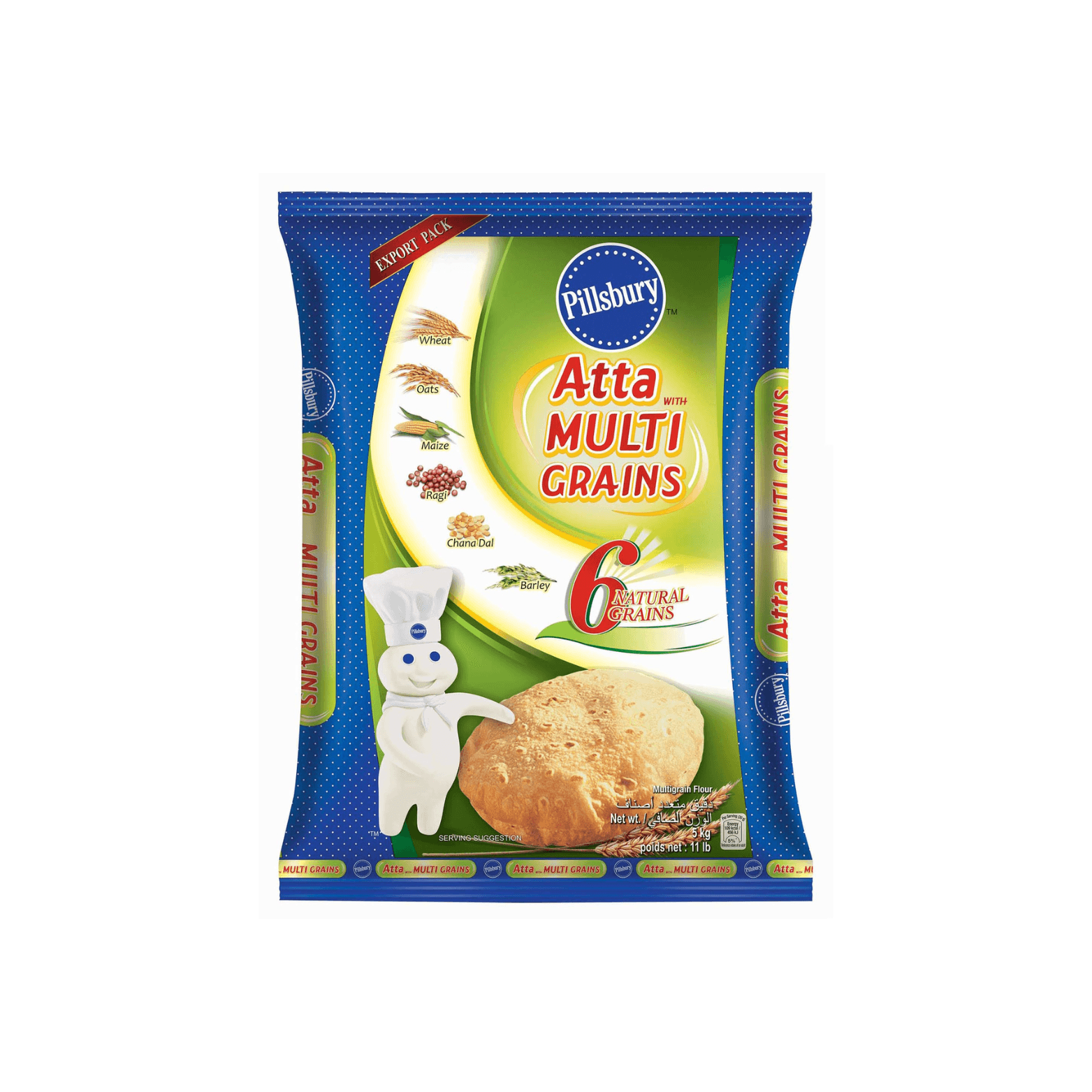 Pillsbury Atta Flour Multigrain pack shot