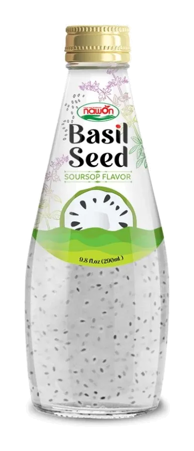 Nawon Basil Seed Drink Soursoup by Nawon product pack, background removed