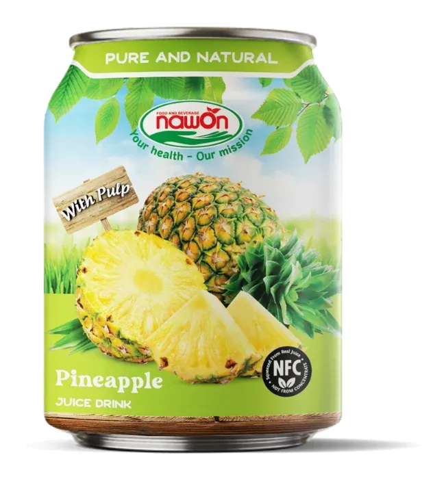 Nawon Juice Drink Pineapple by Nawon product pack, background removed