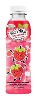 Nico Nico Juice Drink Strawberry by Nawon product pack, background removed