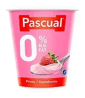 Pascual Yogurt 0% Fat – Strawberry by Pascual product pack, background removed