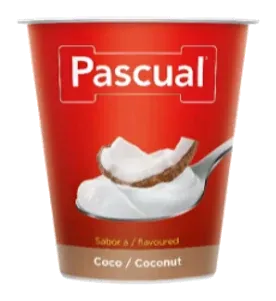 Pascual Yogurt Coconut by Pascual product pack, background removed