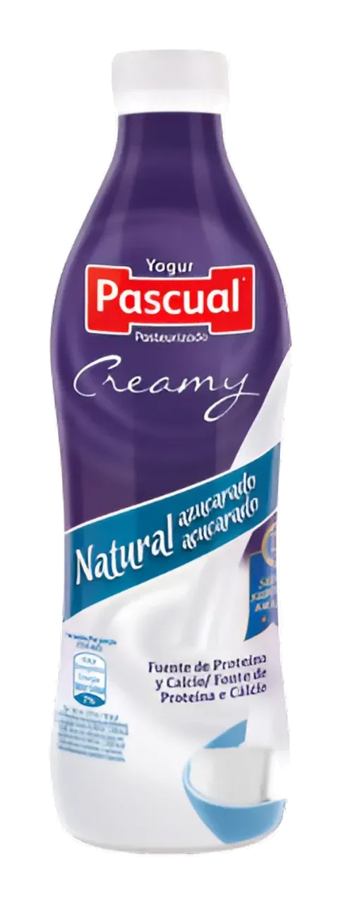 Pascual Yogurt Drink Plain by Pascual product pack, background removed