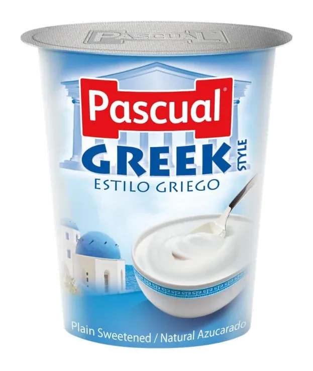 Pascual Yogurt Greek Style Plain by Pascual product pack, background removed