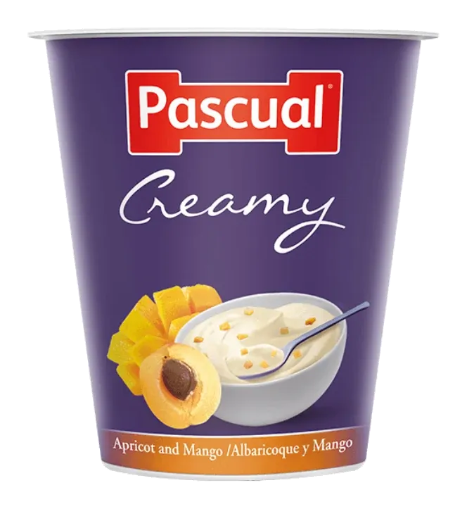 Pascual Yogurt Thick & Creamy – Apricot & Mango by Pascual product pack, background removed