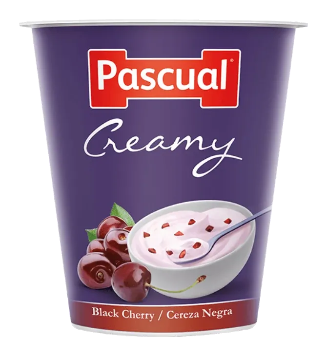 Pascual Yogurt Thick & Creamy – Black Cherry by Pascual product pack, background removed