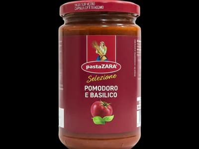Pasta Zara Pomodoro e Basilico Tomato Sauce 400g jar packshot