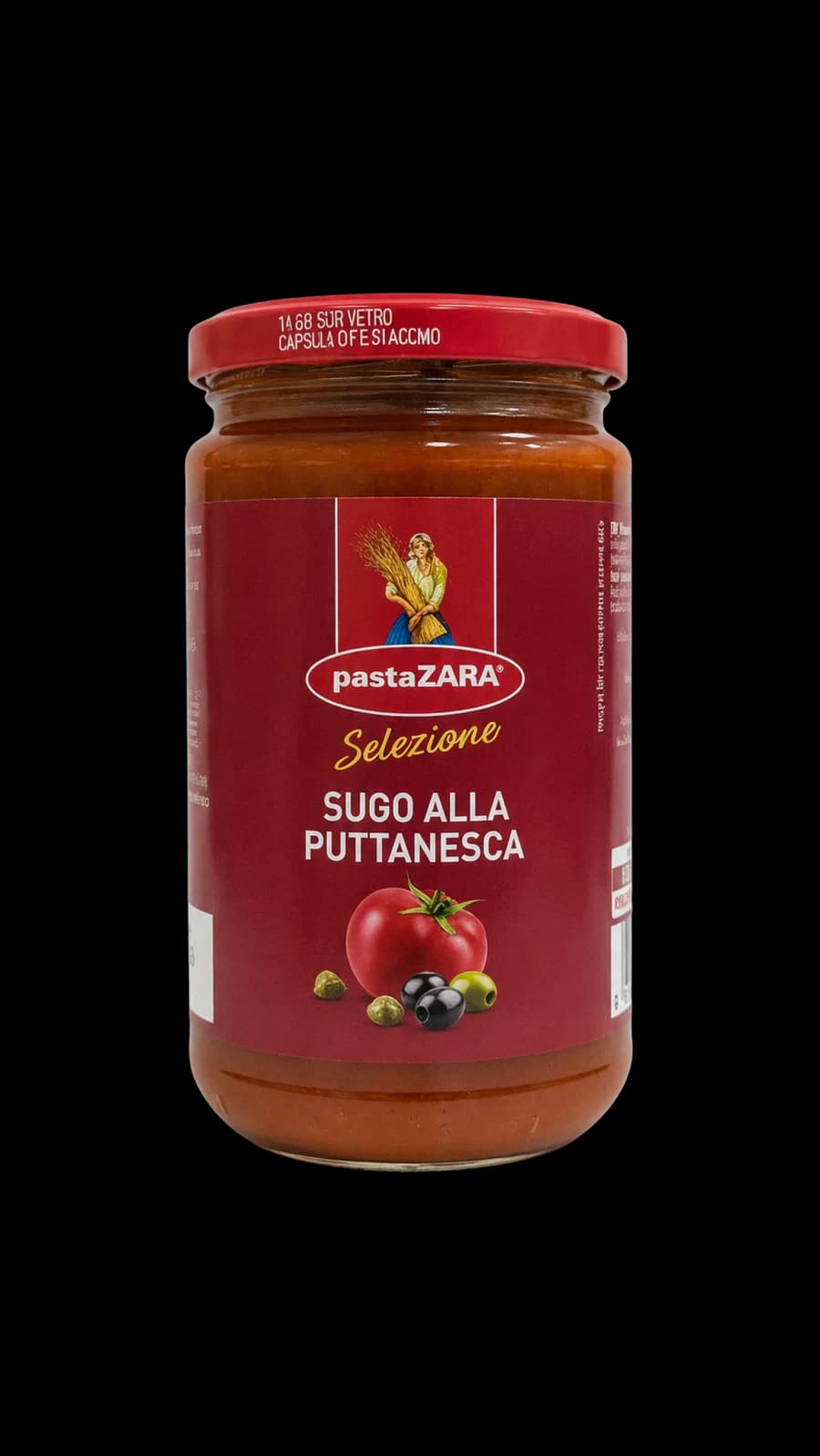 Pasta Zara Sugo alla Puttanesca Tomato Sauce 400g jar packshot