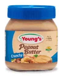 Peanut Butter Crunchy by Young's product pack, background removed