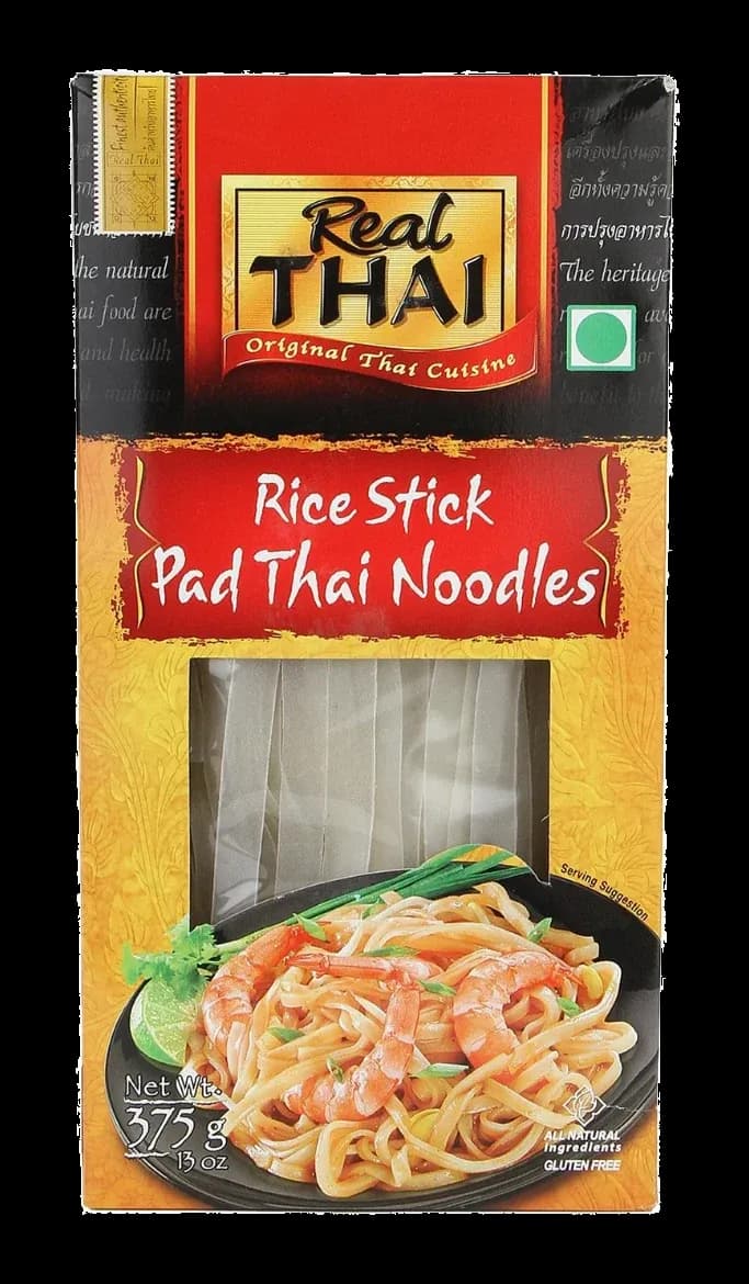 Real Thai Rice Stick 10mm by Real Thai product pack, background removed