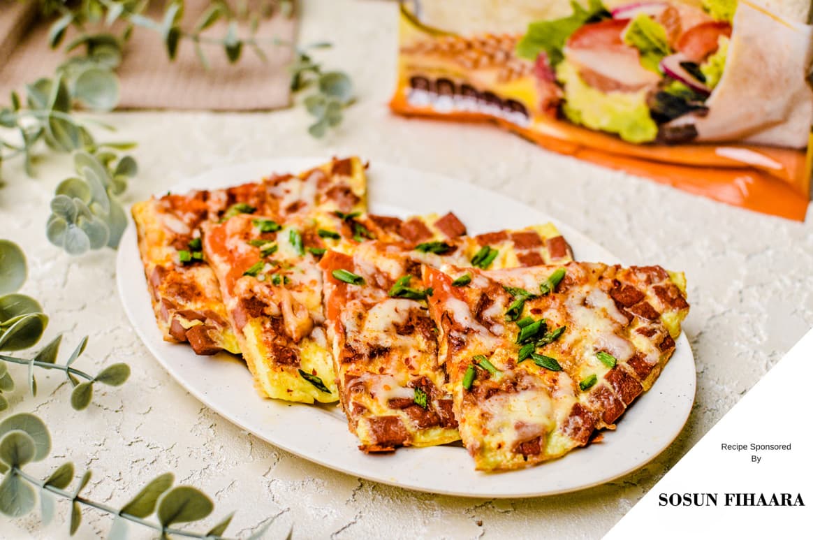 Tortilla Pizza — photograph by lonumedhu.com