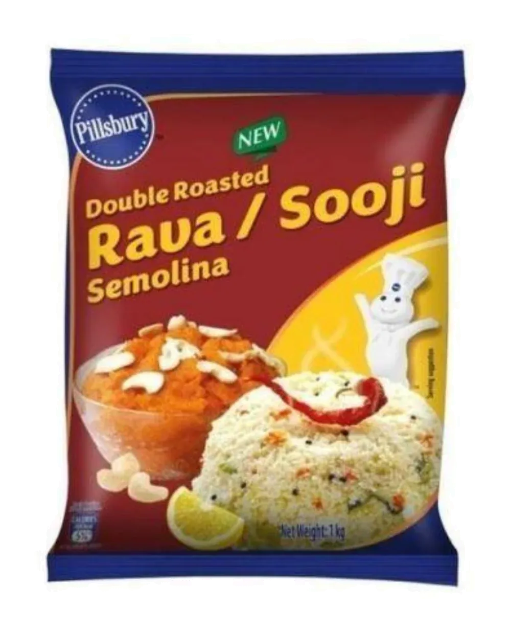 Semolina by Pillsbury product pack, background removed