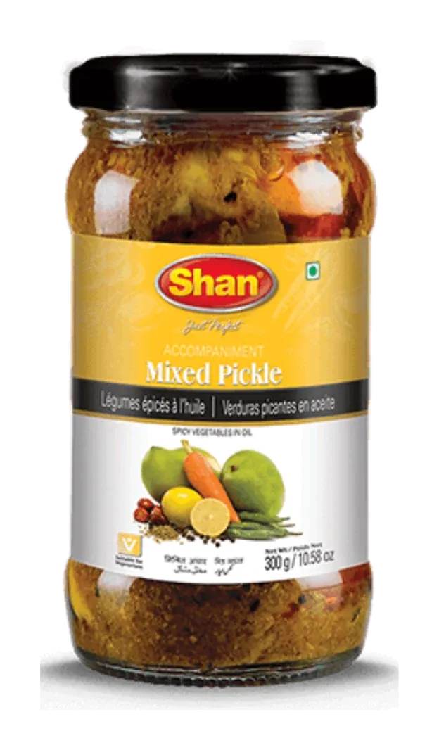 Shan Mixed Pickle by Shan product pack, background removed