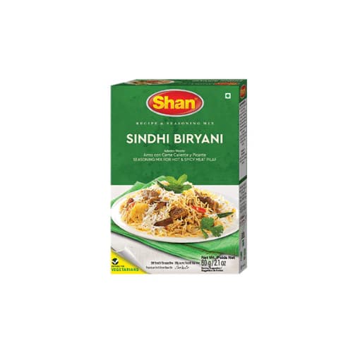 Shan Sindhi Biryani Recipe & Seasoning Mix 60g packshot