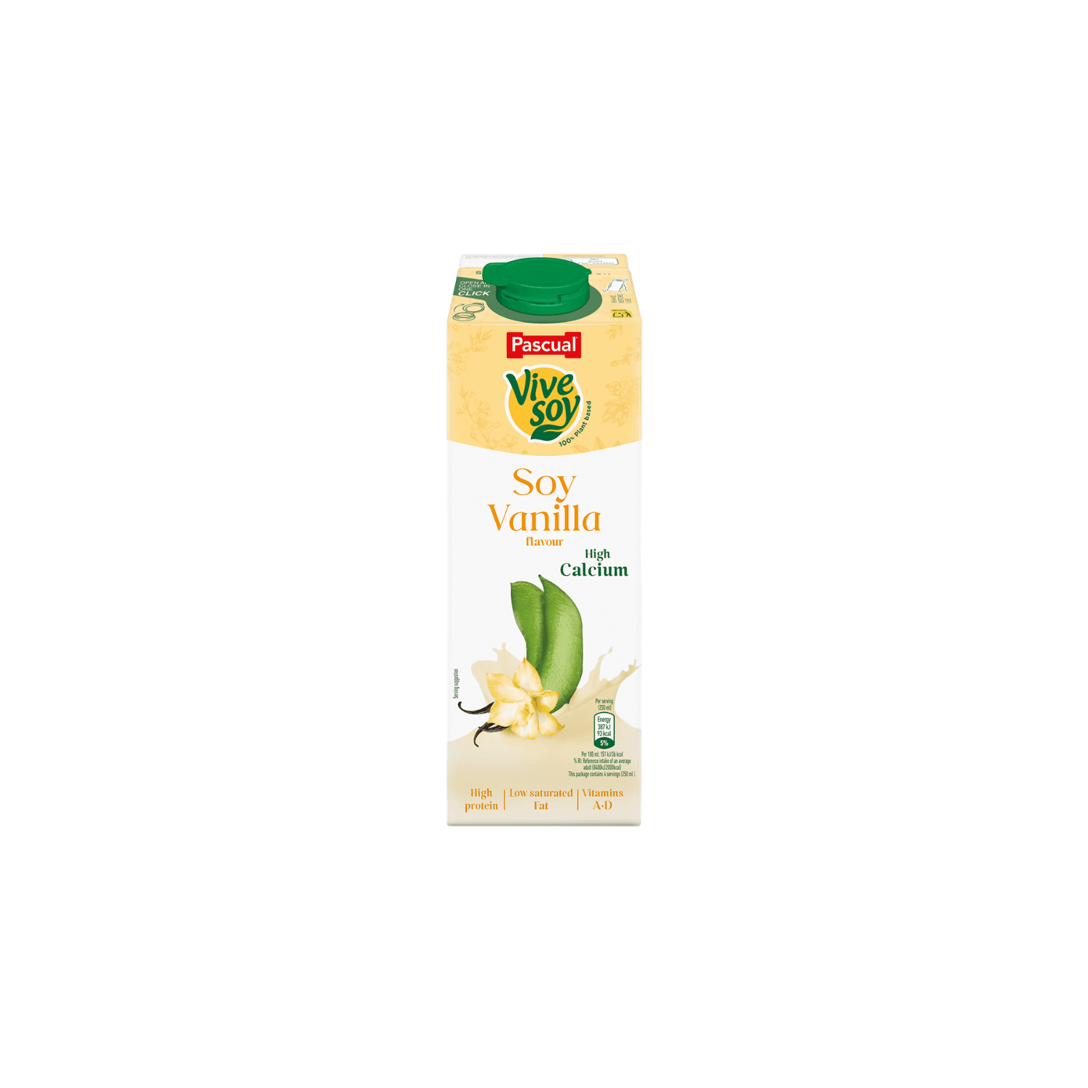 Pascual Vivesoy – Vanilla Low Fat pack shot